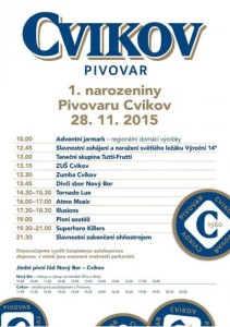 Narozeniny pivovaru cvikov